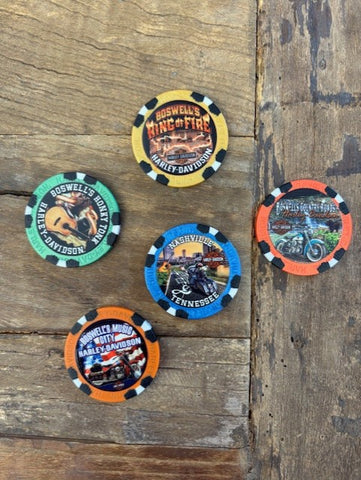 Boswell's Multi-Store Poker Chip Set (5)